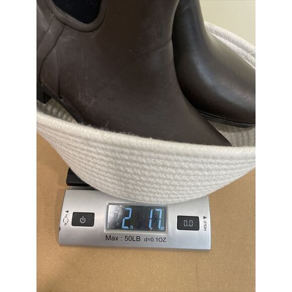 Bogs Valerie Ankle Rubber Rain Booties Slip On Women'S Size 7 Dark Brown - Picture 15 of 15